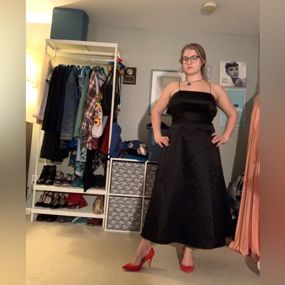 Retro black dress